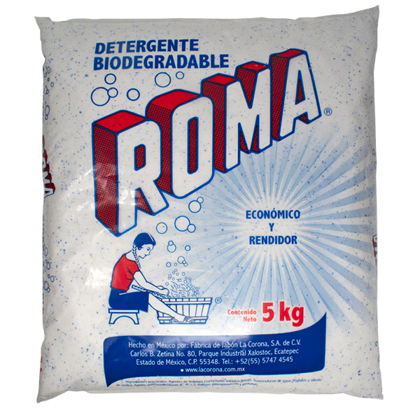Detergente en Polvo Biodegradable Roma 5 kg