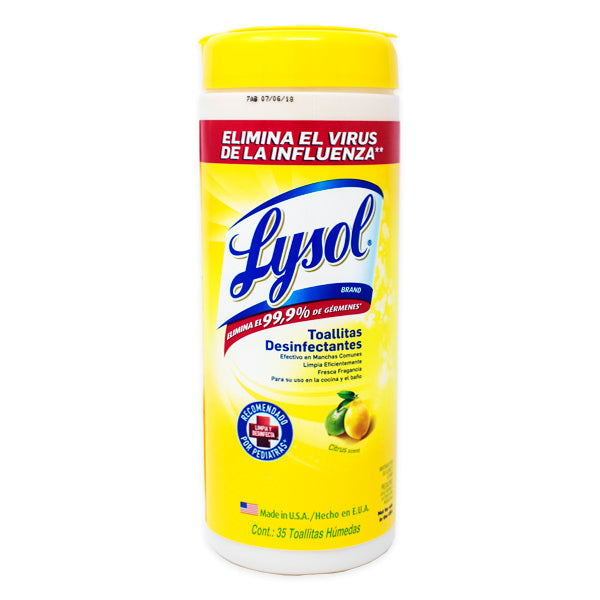 Lysol Toallitas Desinfectantes Citrus – Bodega de Papel Mesones