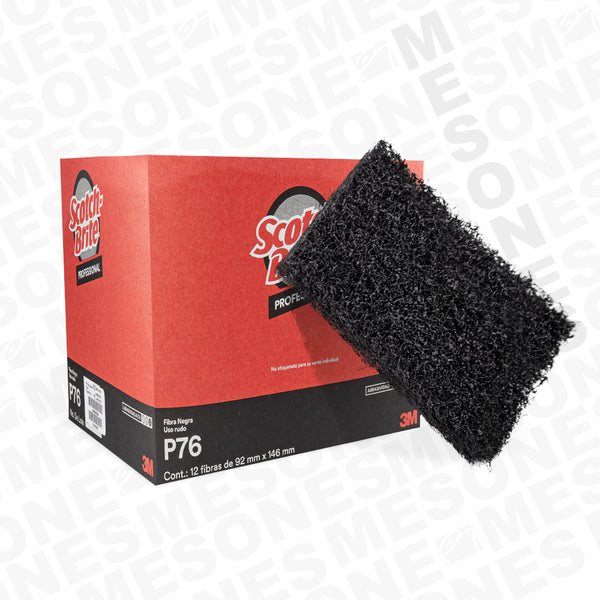 3M Fibra Negra P76 / Caja con 12 piezas 05286