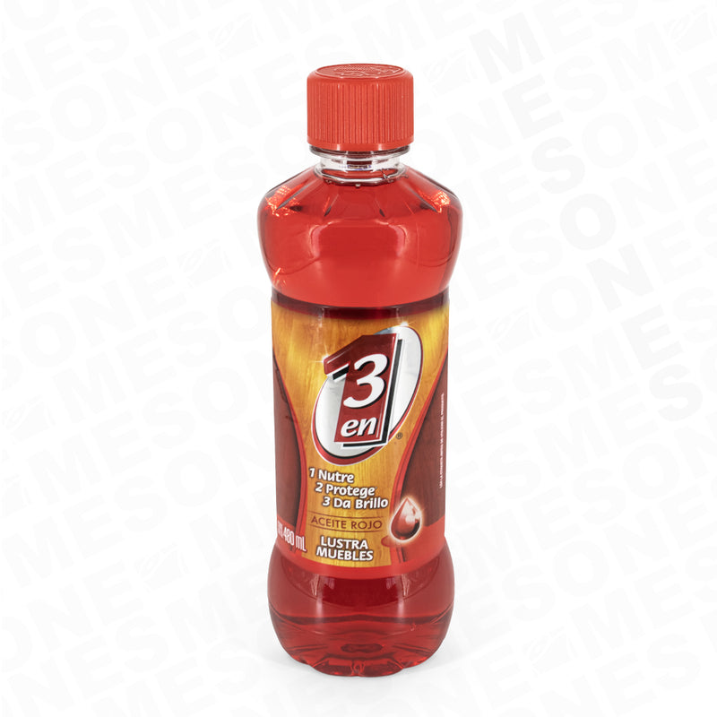 3 en 1 Lustrador Rojo 480 ml/ 1 pieza 53106