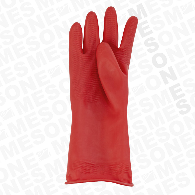 GUANTES DE LATEX VITEX DEL NUMERO 7 USO MULTIUSOS COLOR ROJO 1 PZA