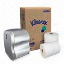 Kleenex® Despachador Automático + Toalla en Rollo Antibacterial | 92269+92233