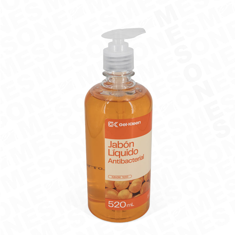 Gel Kleen jabón Durazno Antibacterial 520 ml / 1 pieza 31111