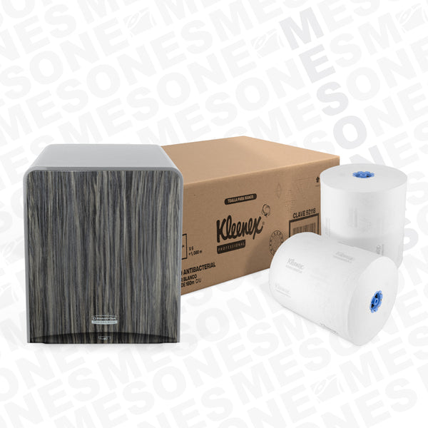 Kit Toalla en Rollo + Dispensador ICON 92118+92282