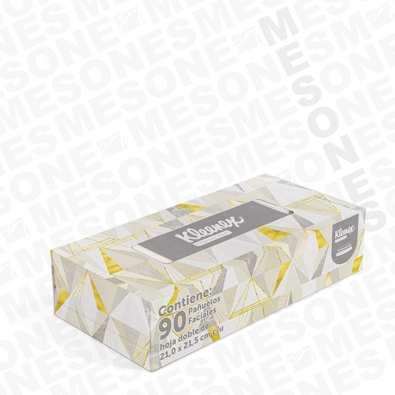 Kleenex® Caja de Pañuelos 8824, 12 Paquetes de 72 hojas, 3 Capas, Suaves y  Resistentes, Sin Fragancia, Color: Blanco, Original