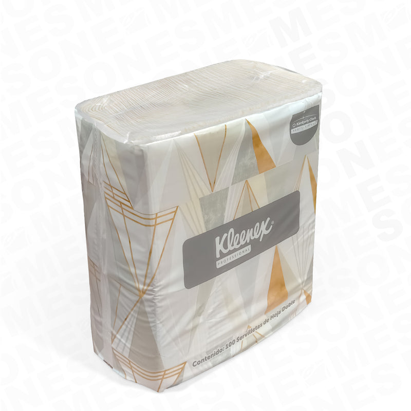 Kleenex de Lujo Servilleta Tradicional 100 H | Caja con 12 paq 91670