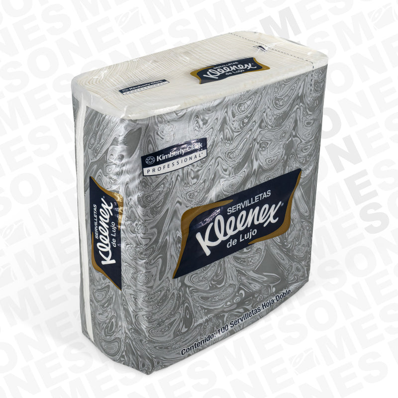 Kleenex de Lujo Servilleta Tradicional 100 H / Caja con 12 paquetes 91670