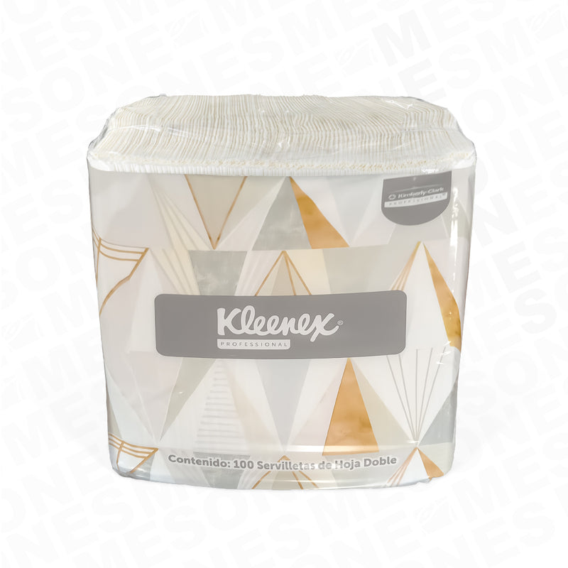 Kleenex de Lujo Servilleta Tradicional 100 H | Caja con 12 paq 91670