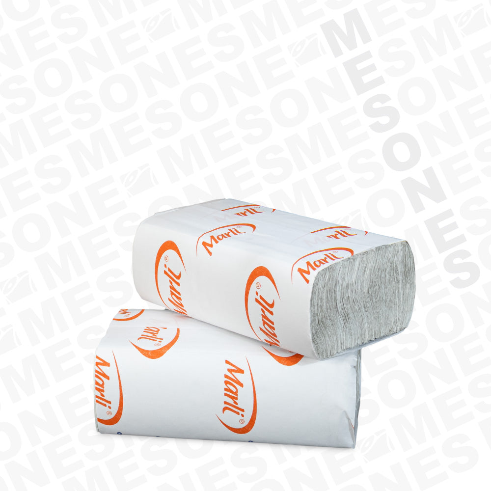 Marli Toalla Interdoblada Blanca 100 HD | Caja 10 paquetes 92209 ...