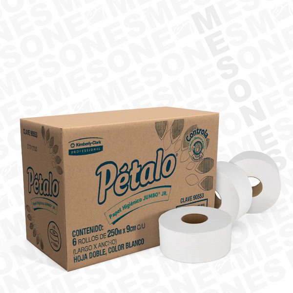 PETALO PAPEL HIGIENICO TRADICIONAL 96 ROLLOS EMPACADO INDIVIDUAL 260 H/D