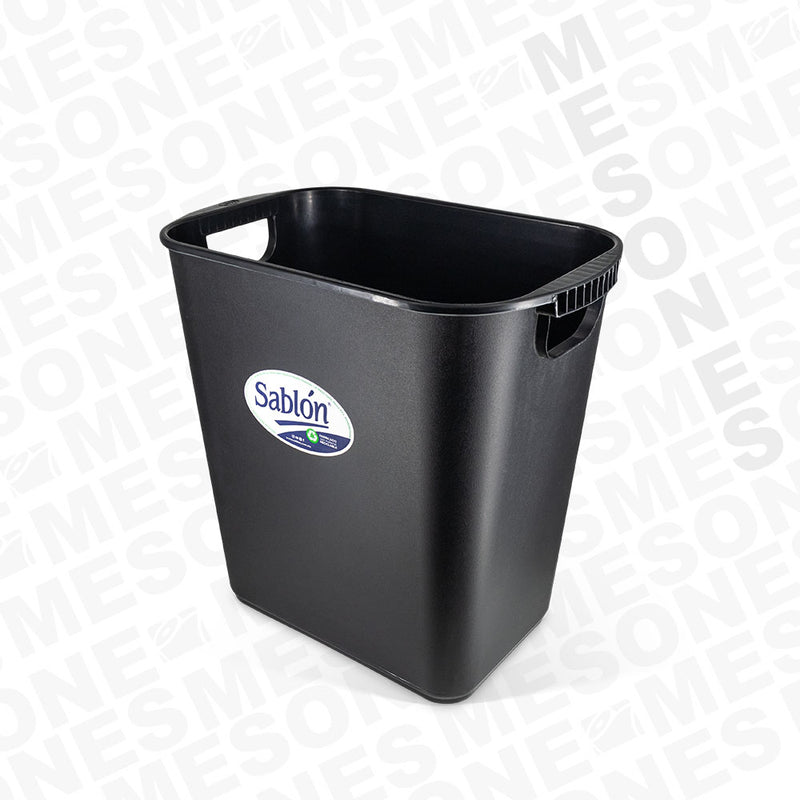 Sablón Cesto Jumbo con Asas color Negro / 1 pieza 08025