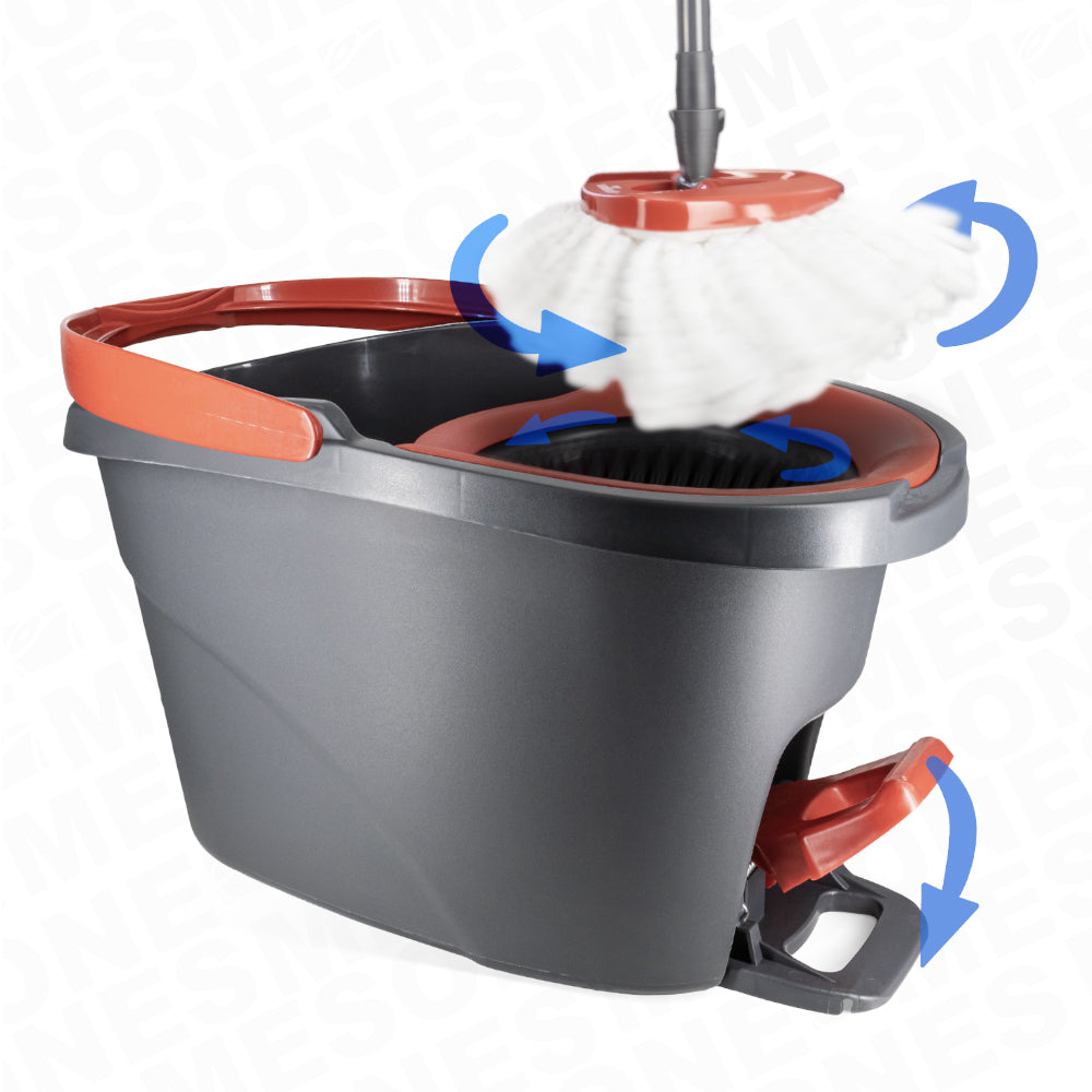 cubo vileda con pedal Vileda® Easy Wring Mopa y Cubeta con Pedal | 47737 – Bodega de Papel Mesones