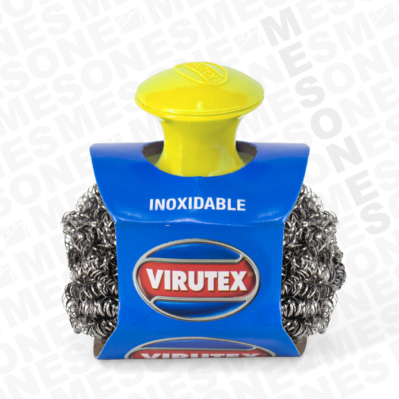 Virutex Fibra de Acero Inoxidable con Mango / 1 Pieza 1100335