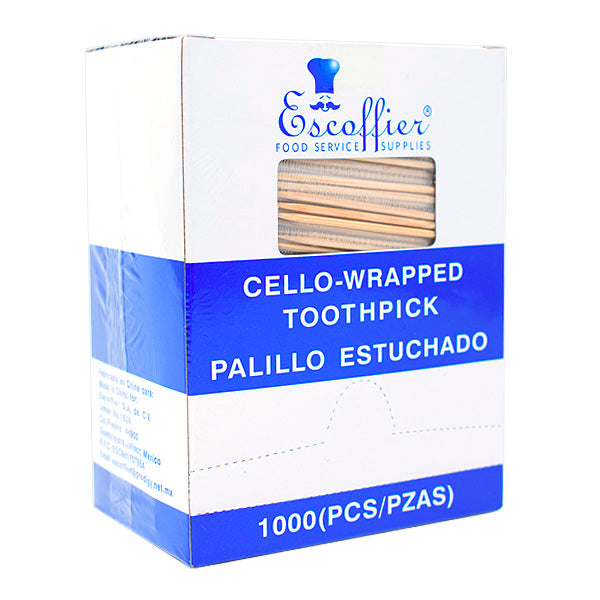 Escoffier Palillo Estuchado / 1 paquete con 1000 piezas