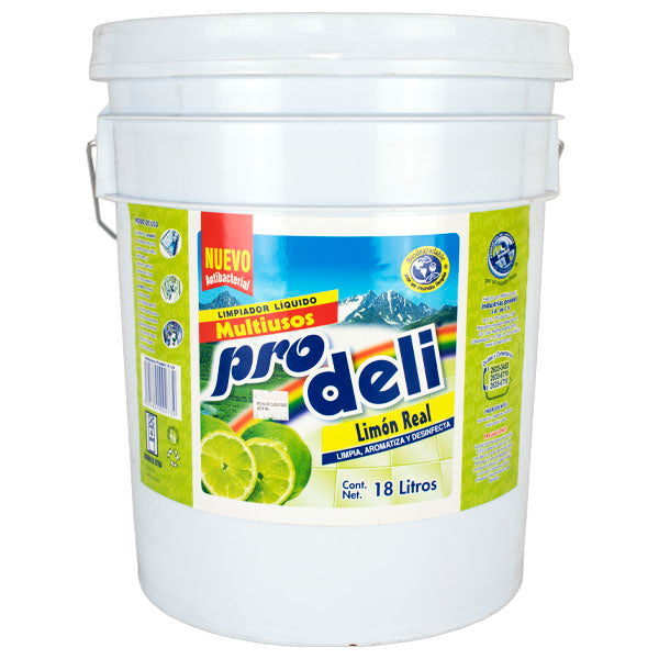 Prodeli Multiusos Limón Real / Cubeta 18 lt