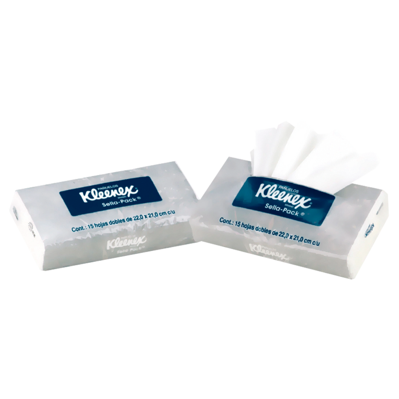 Kleenex Facial Sella Pack 15 HD / Caja con 192 paquetes 89327