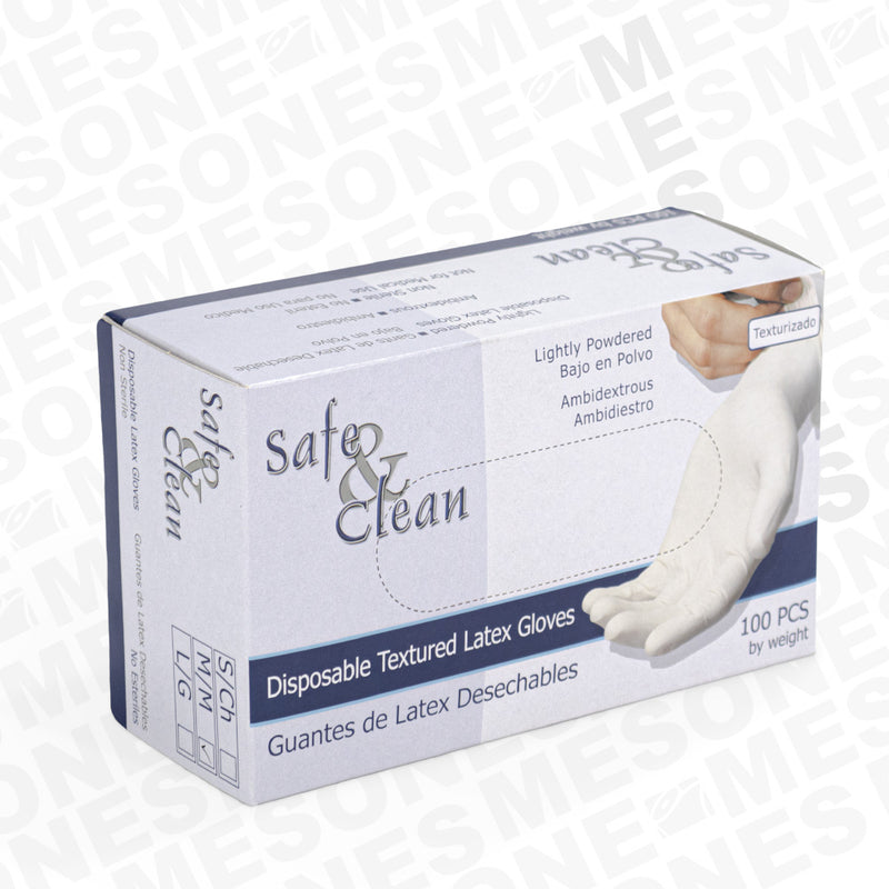 Canliners Guante Latex Mediano / Caja con 100 piezas 03532
