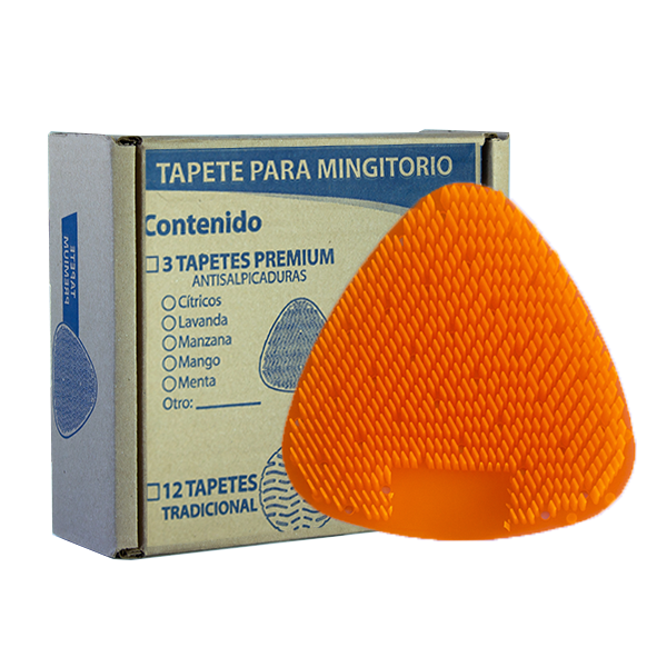 Tapete para Mingitorio Antisalpicaduras Aroma Cítrico / Gel Kleen 3 pzas 04042