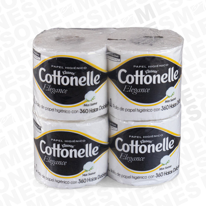Kleenex Tradicional Cottonelle Linea Dorada 360 HD / Paquete de 40 rollos 90429