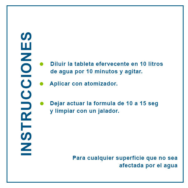 SCF Limpiacristales Antimicrobial sin Amoníaco Tableta / 1 pieza 260100