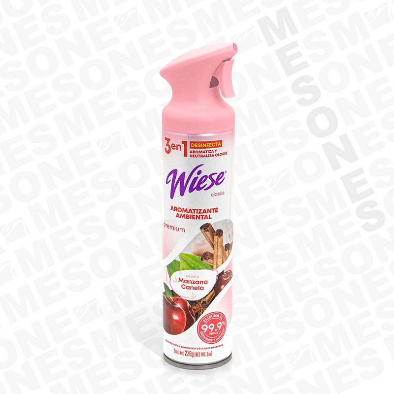 Wiese Aromatizante Spray Premium Manzana Canela 226 gr / 1 pieza 11490