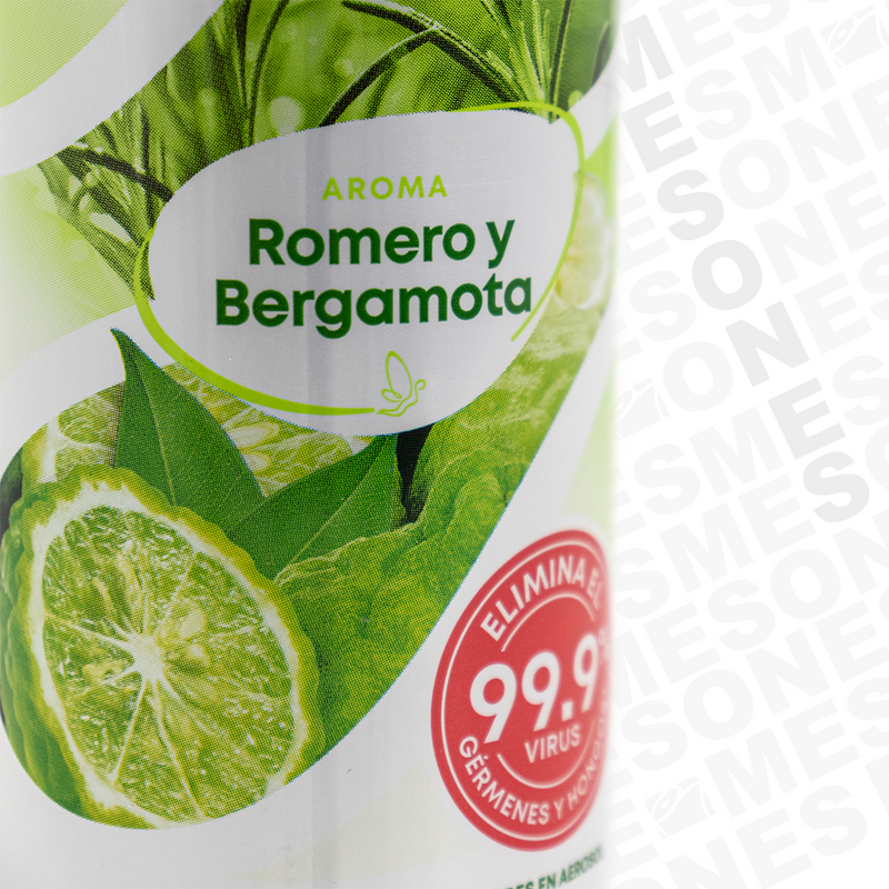 Wiese Aromatizante Spray Premium Romero y Bergamota 226 gr / 1 pieza 11476