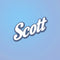 Scott Shop Towel Azul  Paquete con 6 rollos de 55 Hojas 1543